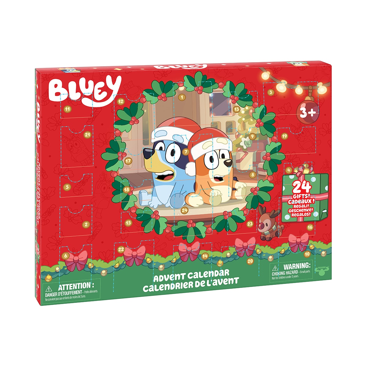 Calendario de adviento con figuritas Bluey Moose 6