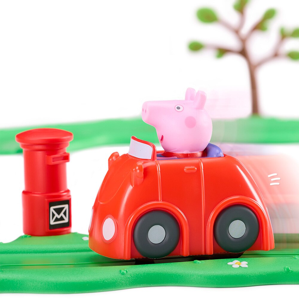 Circuito cochecito rojo Peppa Pig Bandai 2