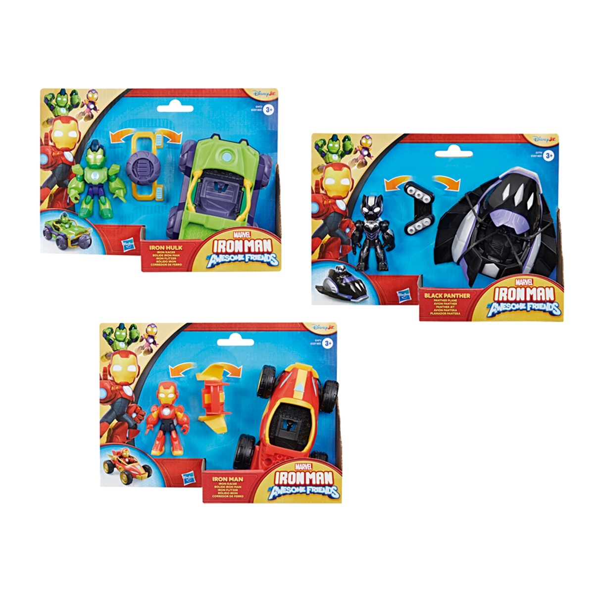 Imagem 0 de Set Figuras e Veículos Man And His Awesome Friends Marvel - Artigo Sortido. Envio realizado de forma aleatória
