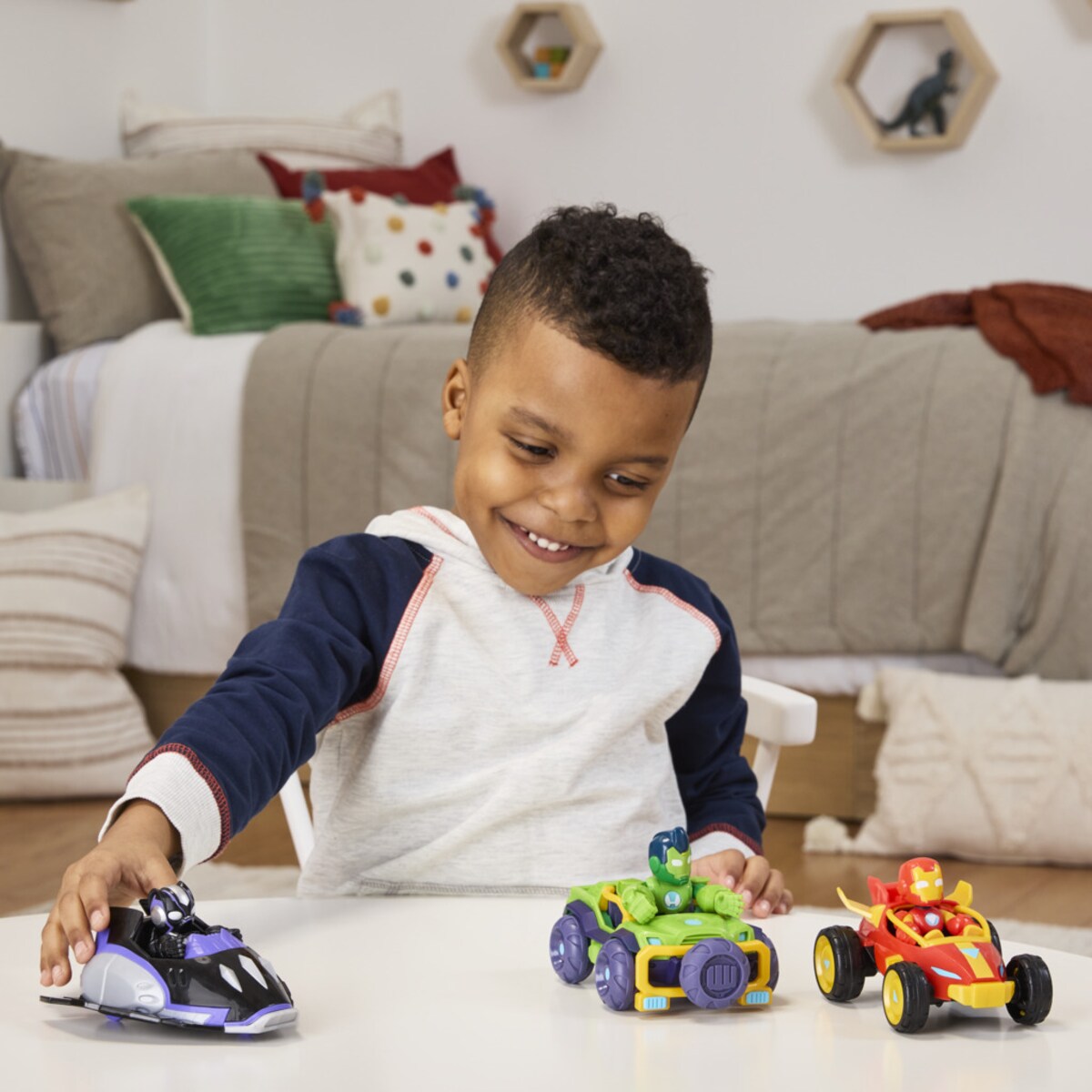 Set Figuras de acción y vehículos Iron Man And His Awesome Friends Marvel 13