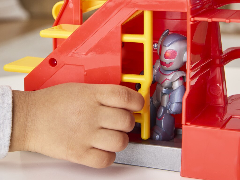 Set de juego Cuartel general Iron Man And His Awesome Friends Marvel 7