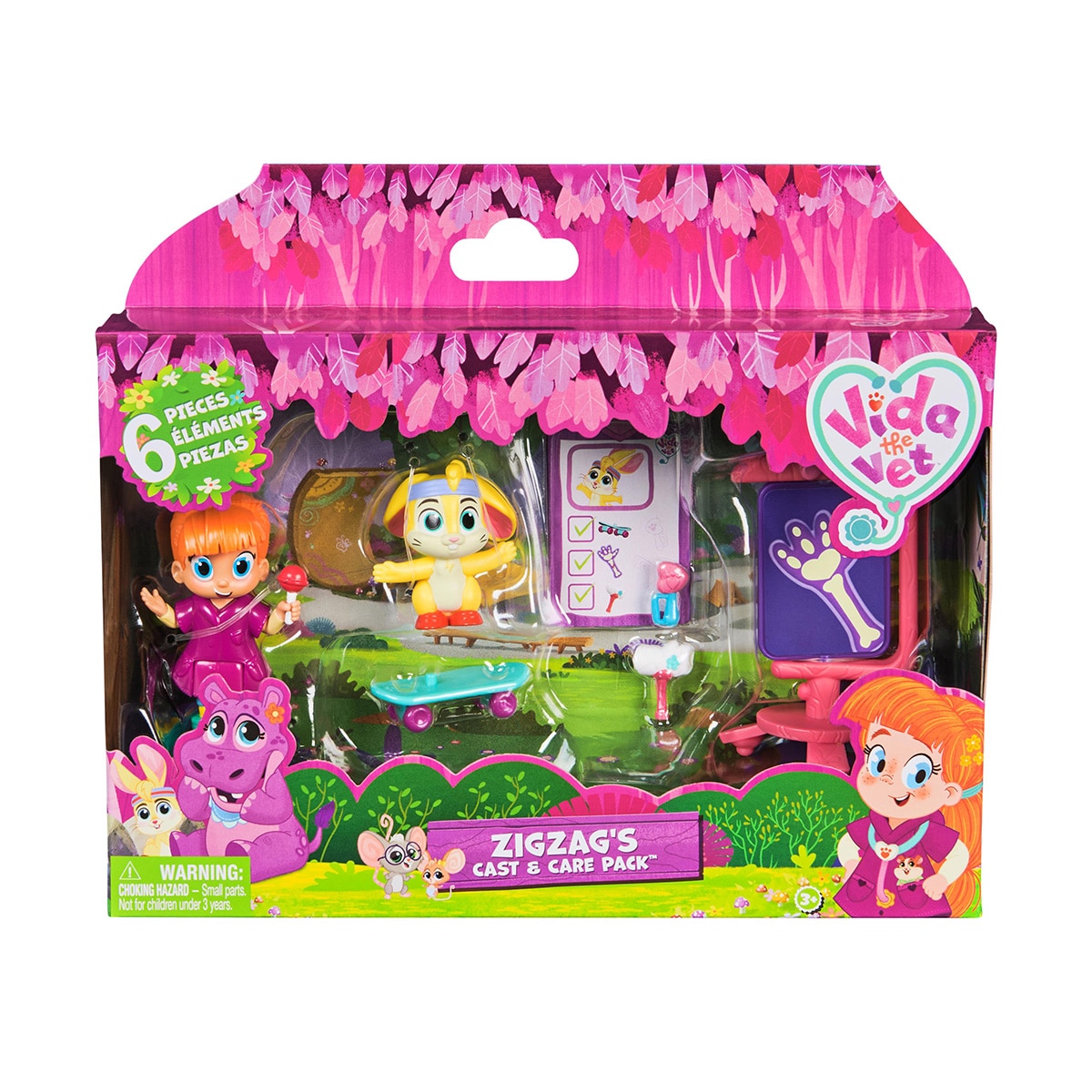 Imagen 0 de Pack figuras de Zigzag y Vida Story con accesorios médicos Vida The Vet Spin Master