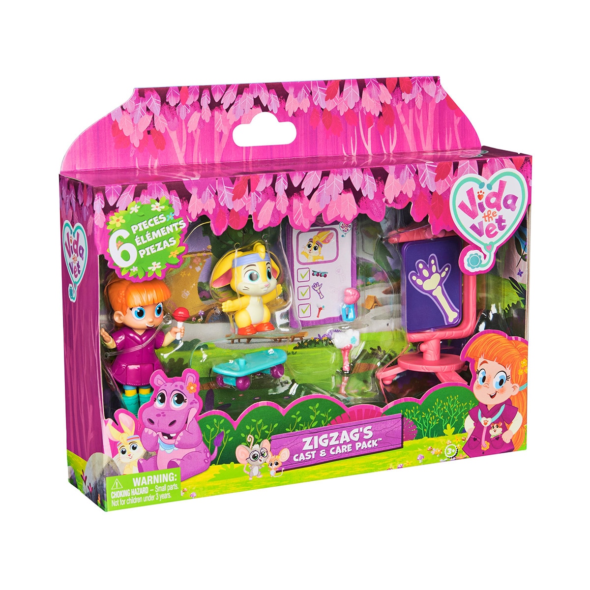 Pack figuras de Zigzag y Vida Story con accesorios médicos Vida The Vet Spin Master 5