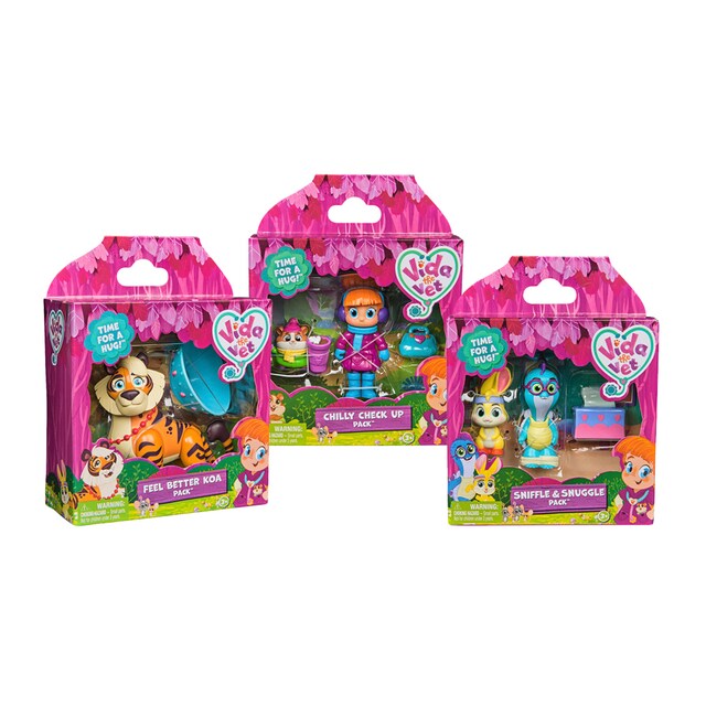 Imagen 0 de Pack Surtido figuras corecon accesorios médicos Vida The Vet Spin Master