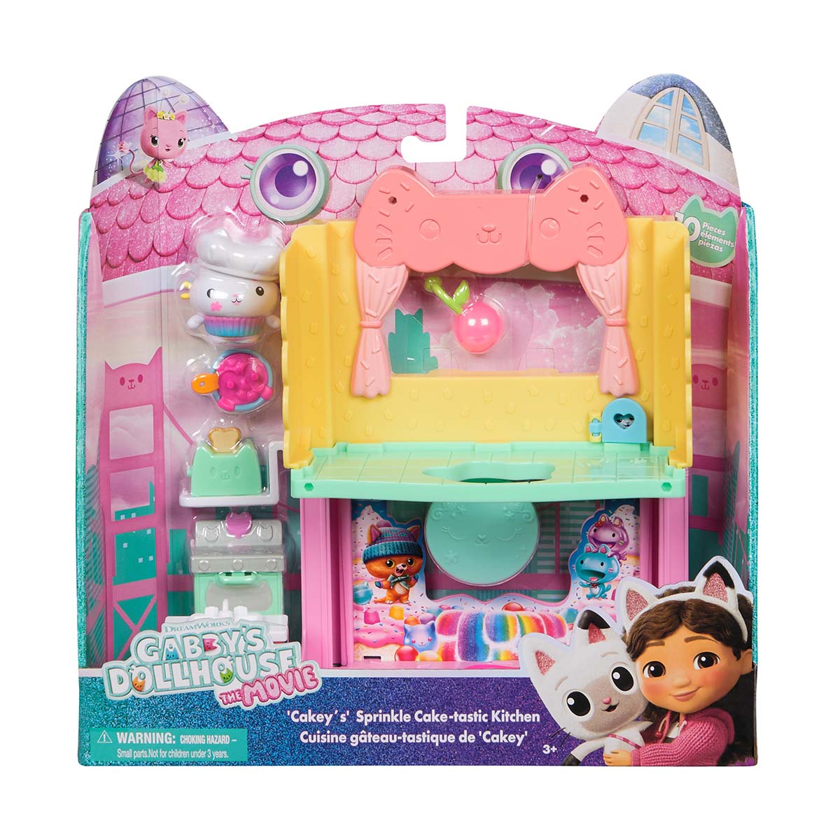 Figura y Accesorios Movie Kitchen Portal RoomsGabby's Dollhouse Spin Master 2