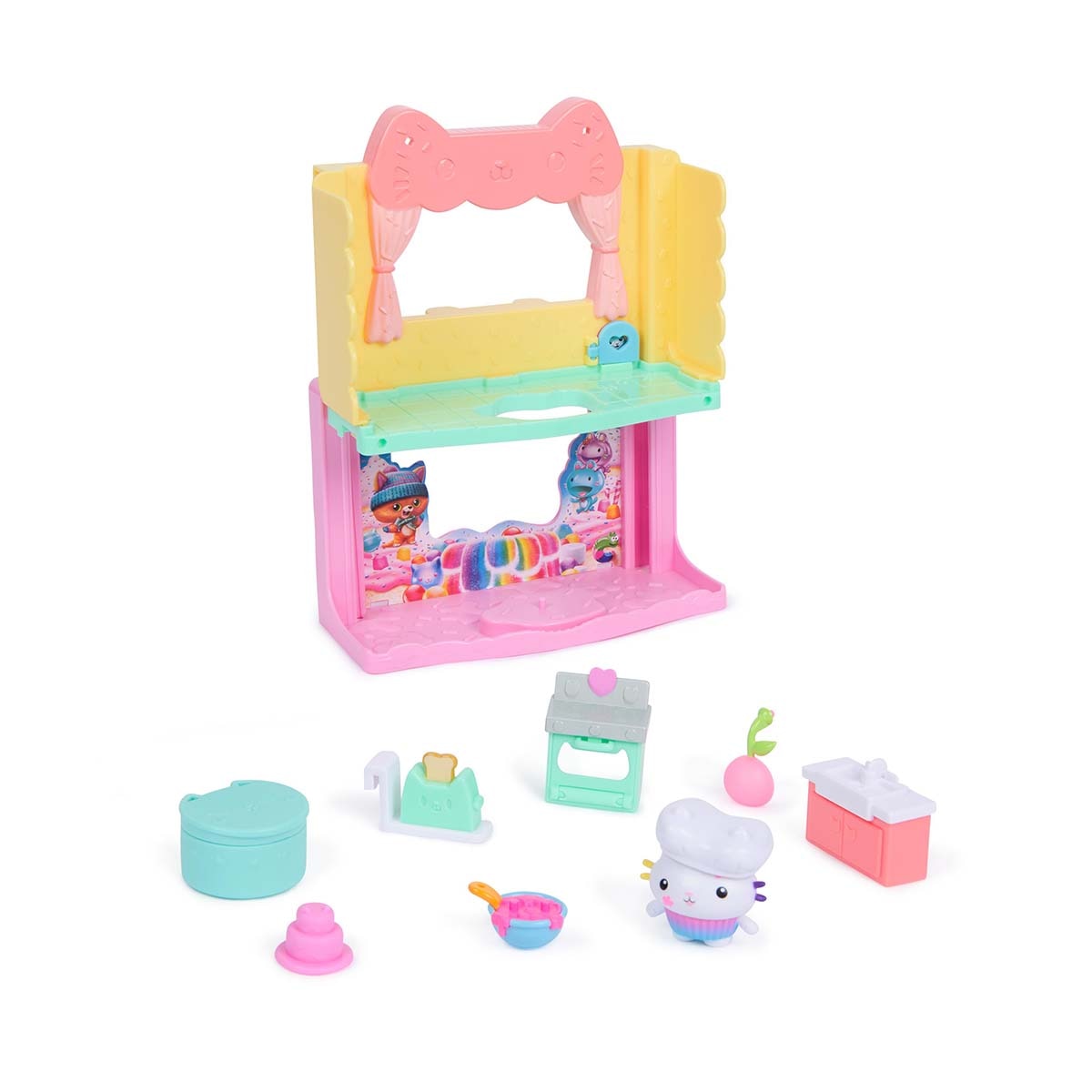 Figura y Accesorios Movie Kitchen Portal RoomsGabby's Dollhouse Spin Master 3