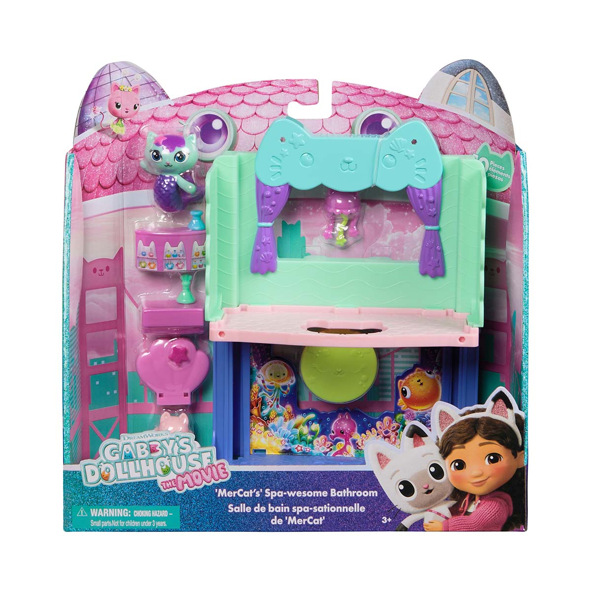 Figura y Accesorios Movie Bathroom Portal Rooms Gabby's Dollhouse Spin Master 3