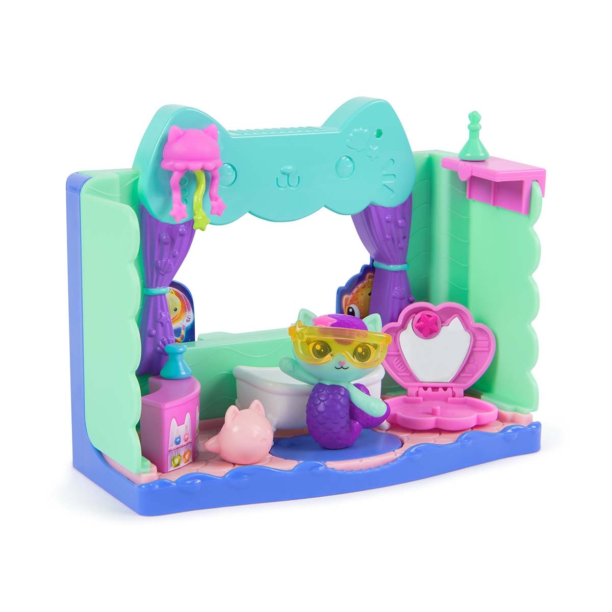 Figura y Accesorios Movie Bathroom Portal Rooms Gabby's Dollhouse Spin Master 4