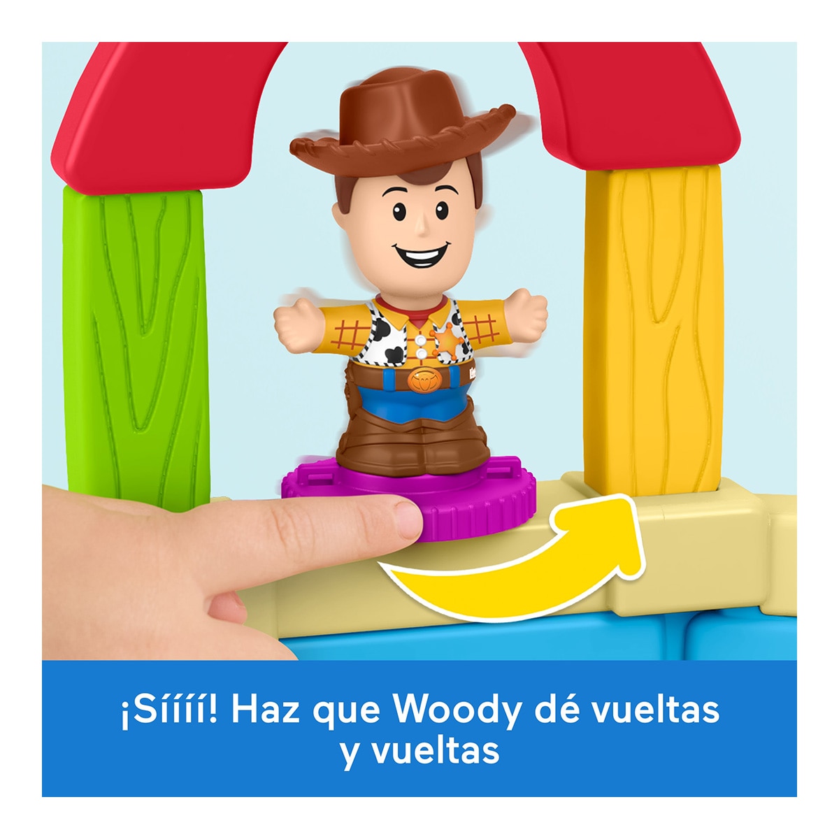 El cuarto de Andy Little People Toy Story Disney Fisher-Price 4