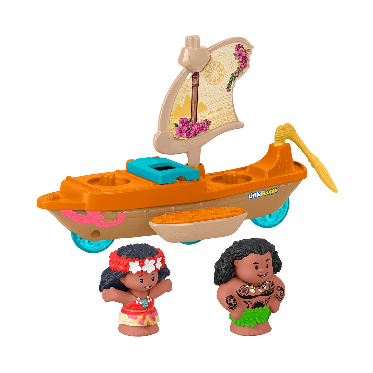 Canoa Vaiana y Maui Little People Disney Fisher-Price 3