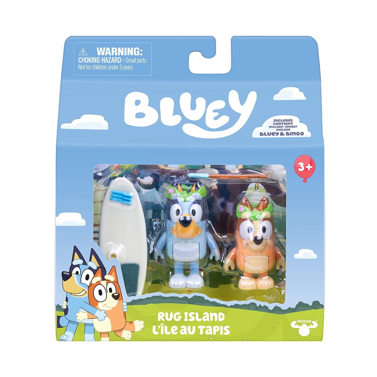 Pack de 2 Figuras Bluey La Isla Alfombra 3