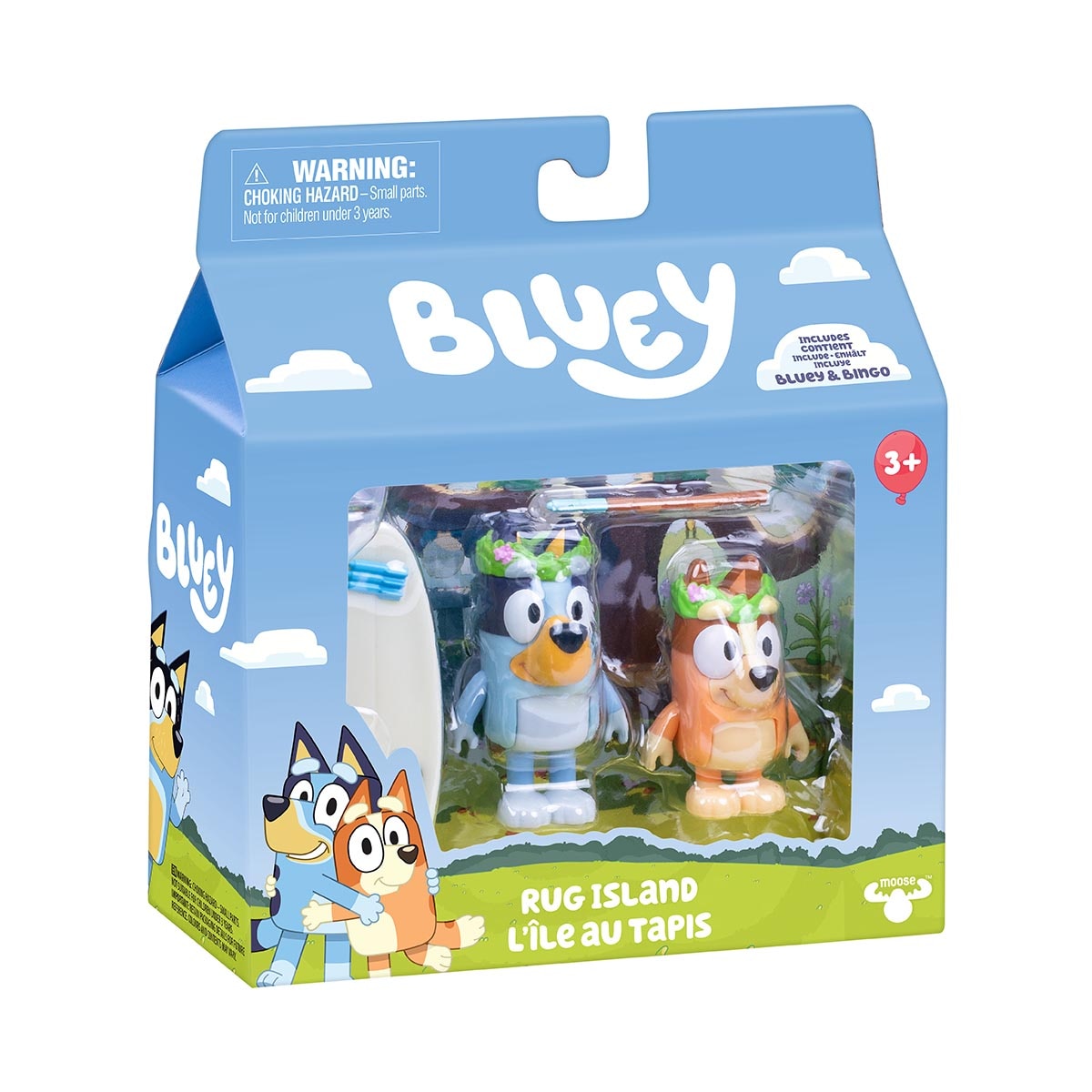Pack de 2 Figuras Bluey La Isla Alfombra 7