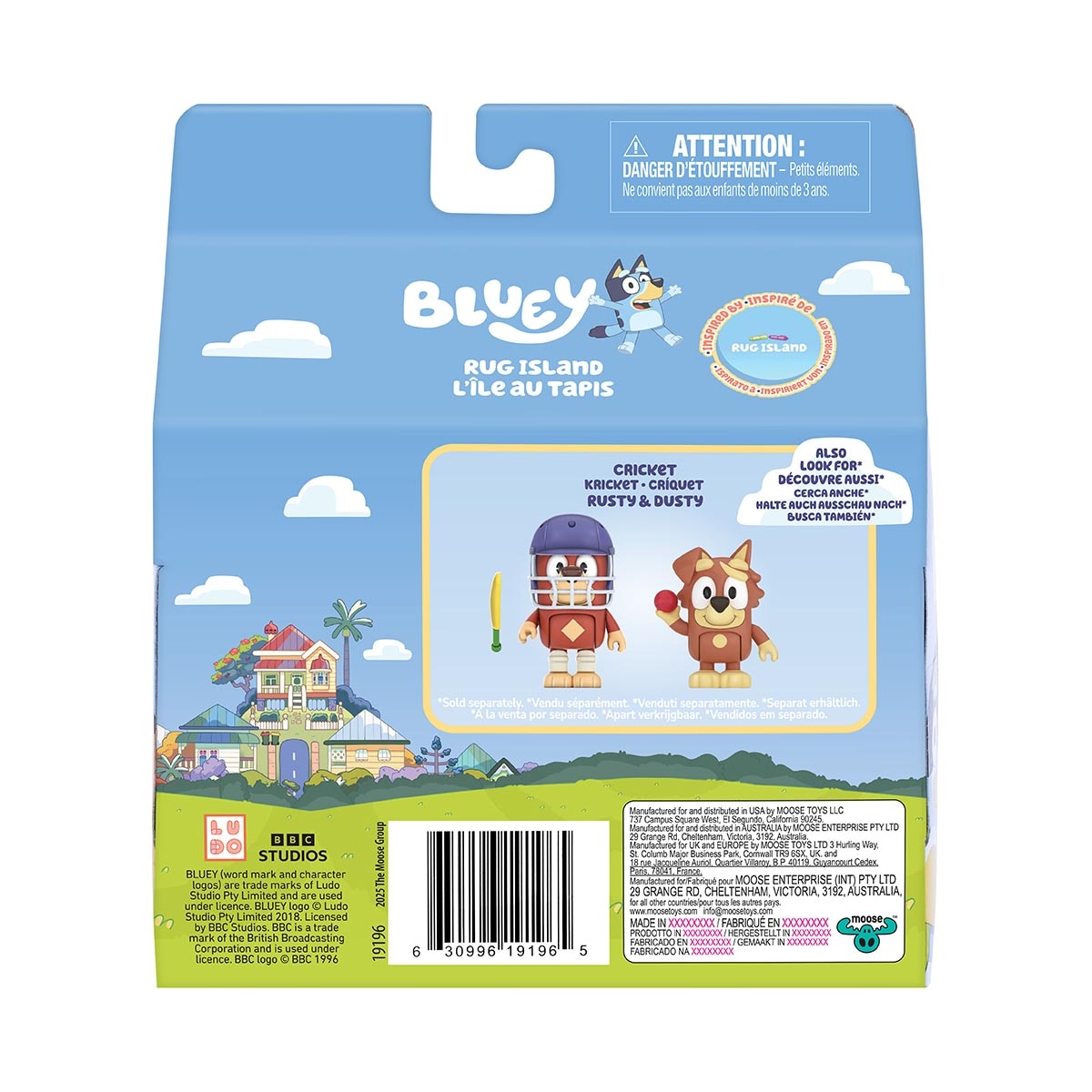 Pack de 2 Figuras Bluey La Isla Alfombra 8