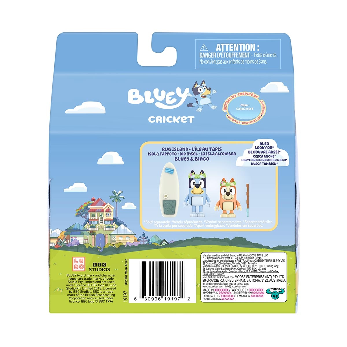 Pack de 2 Figuras Bluey La Isla Alfombra 9