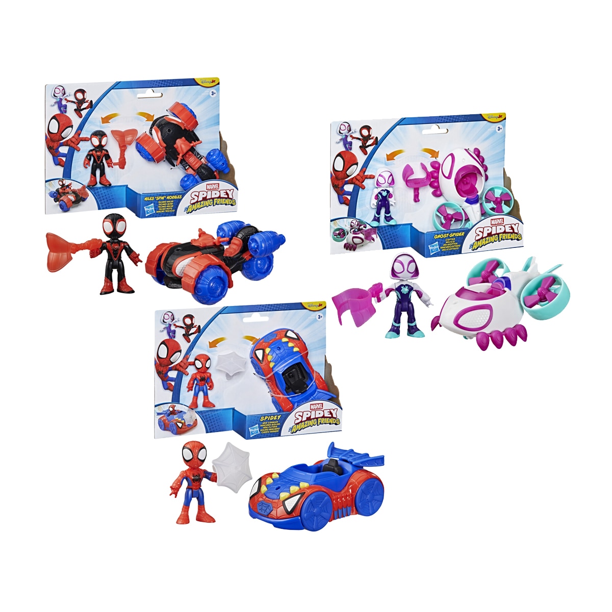 Imagen 0 de Figuras de acción Spidey y su superequipo 7,6 cm Marvel Hasbro