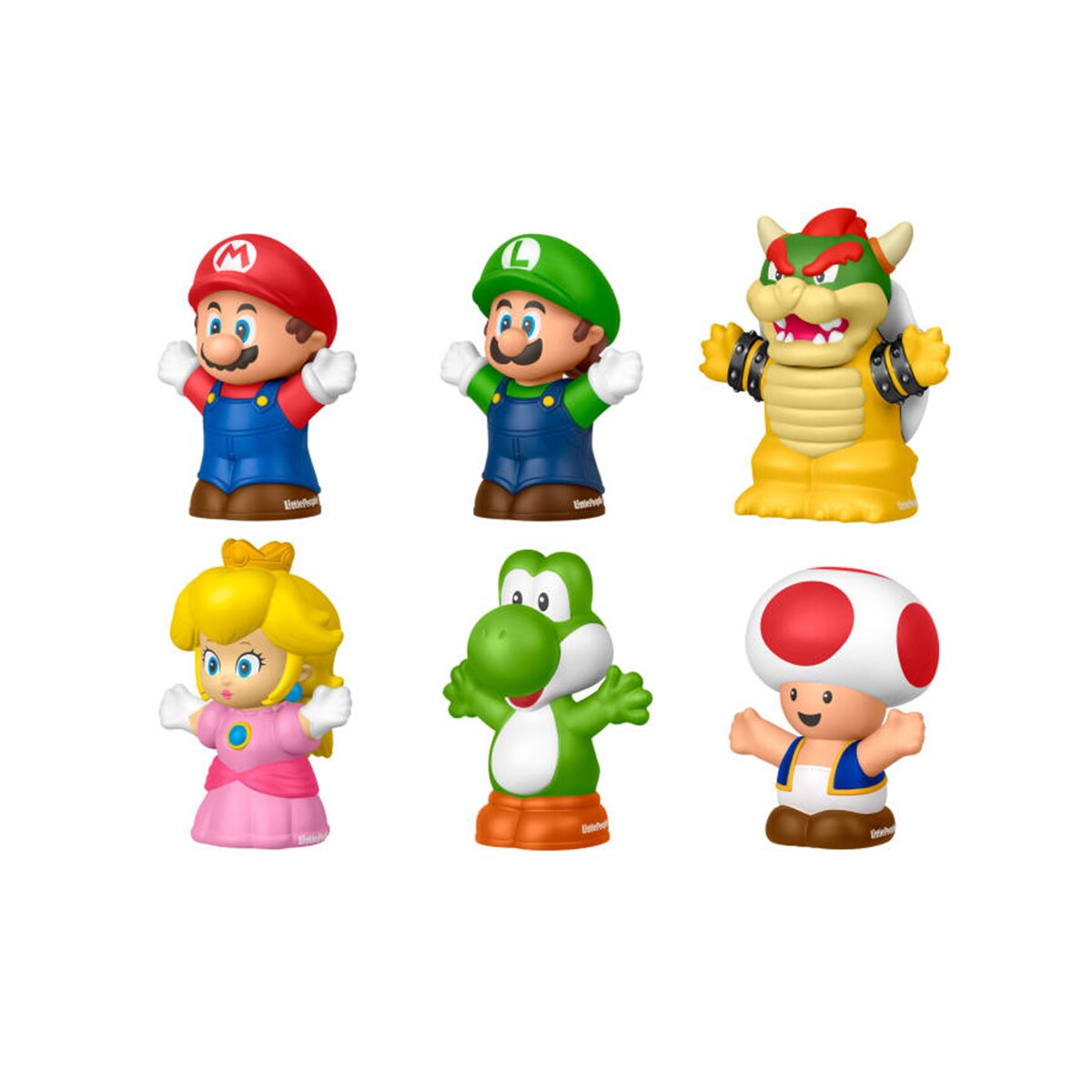 Imagen 3 de Set 6 figuras Super Mario Little People Fisher-Price