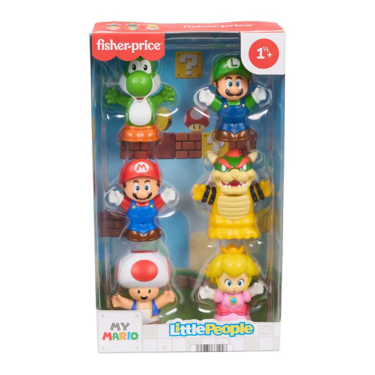 Imagen 6 de Set 6 figuras Super Mario Little People Fisher-Price