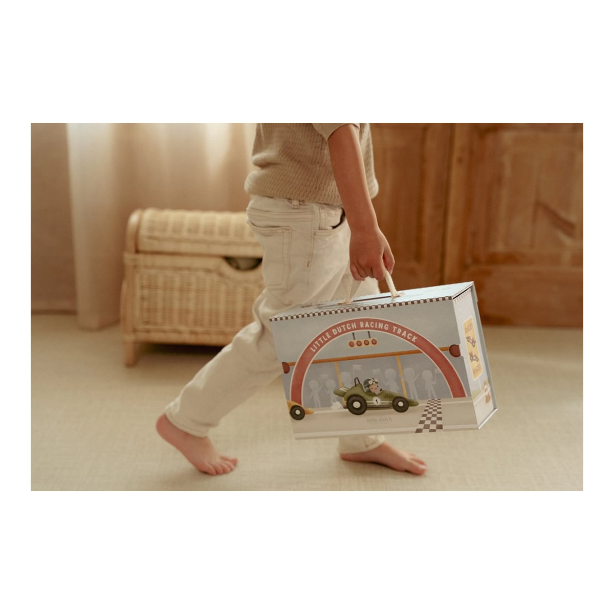 Caja de juego con pista carreras FSC Little Duch 5