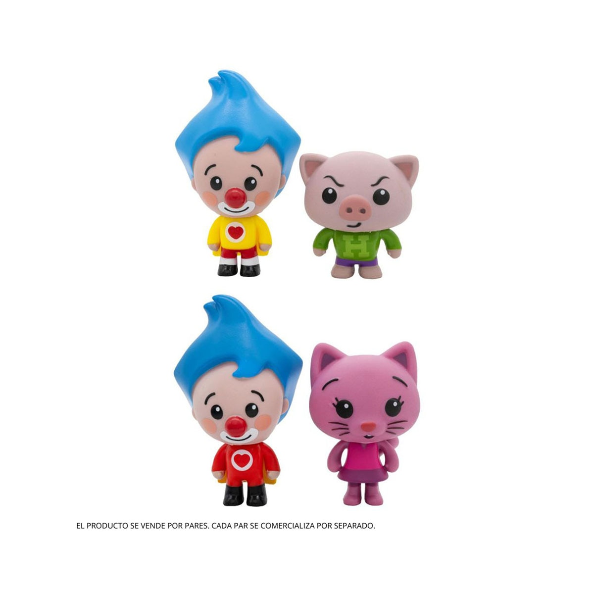 Pack de 2 figuras de Plim Plim Bandai modelos surtidos 2