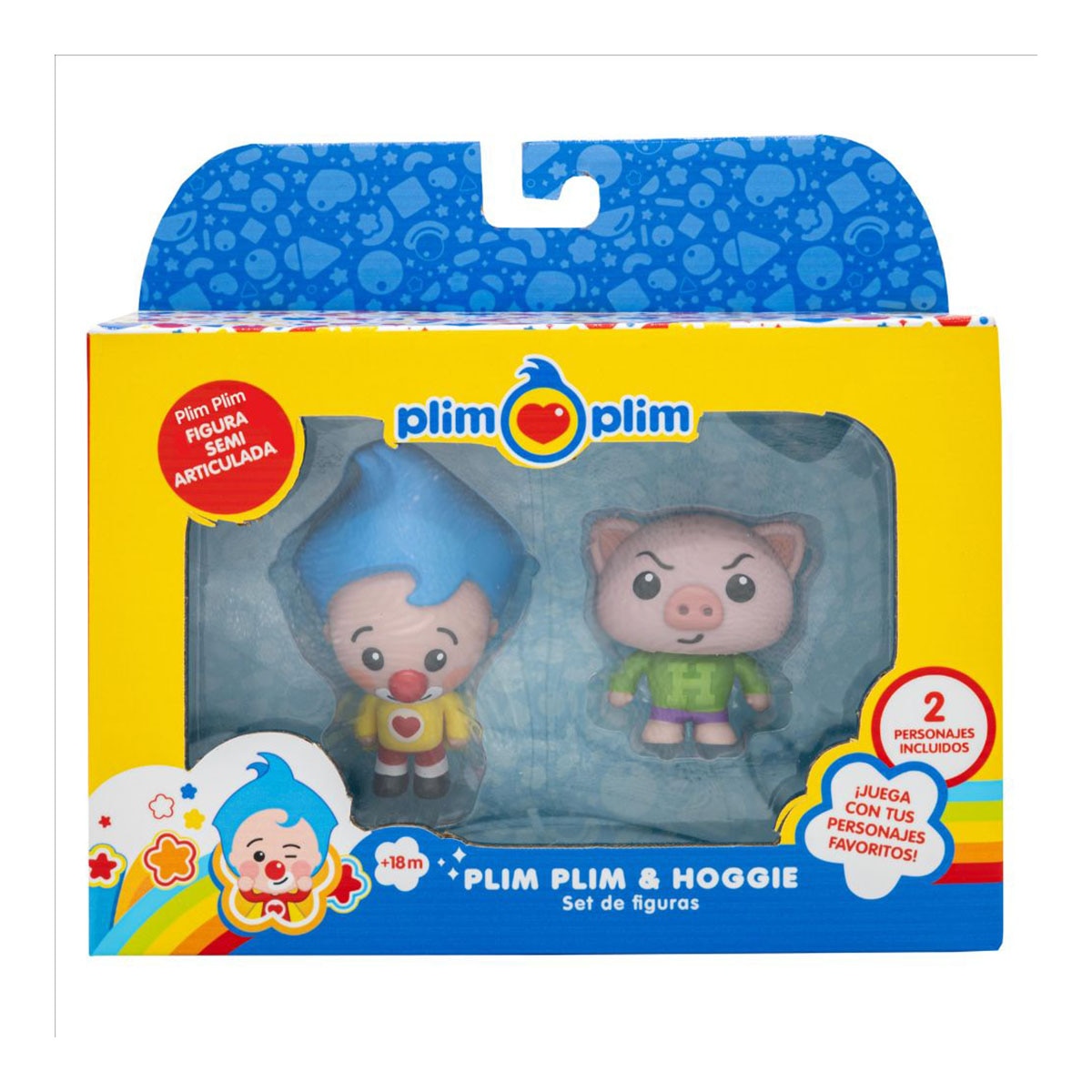 Pack de 2 figuras de Plim Plim Bandai modelos surtidos 4