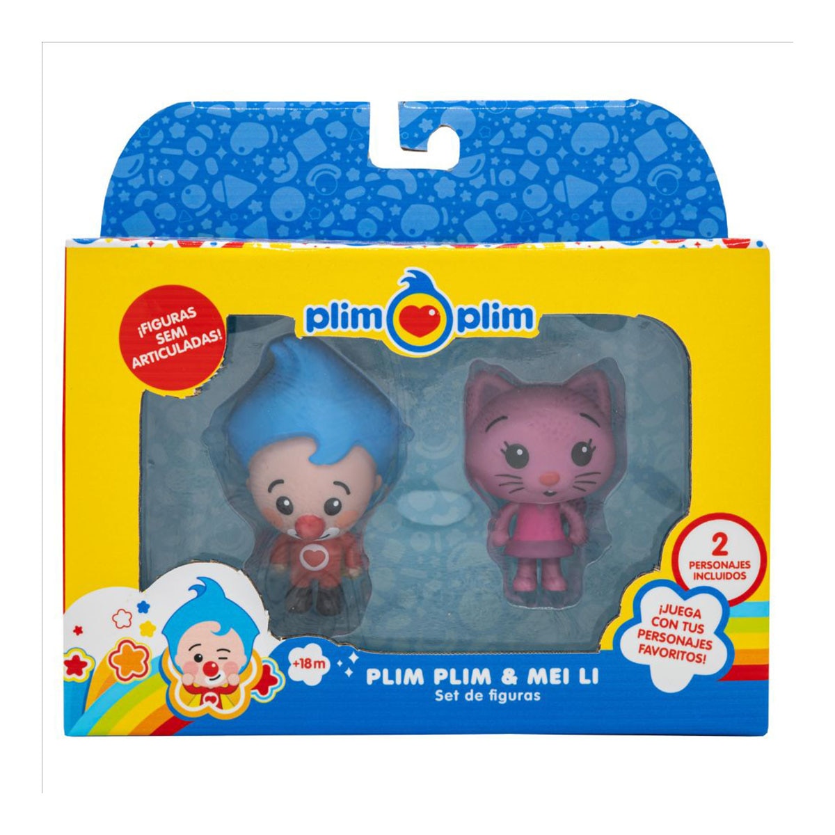 Pack de 2 figuras de Plim Plim Bandai modelos surtidos 6