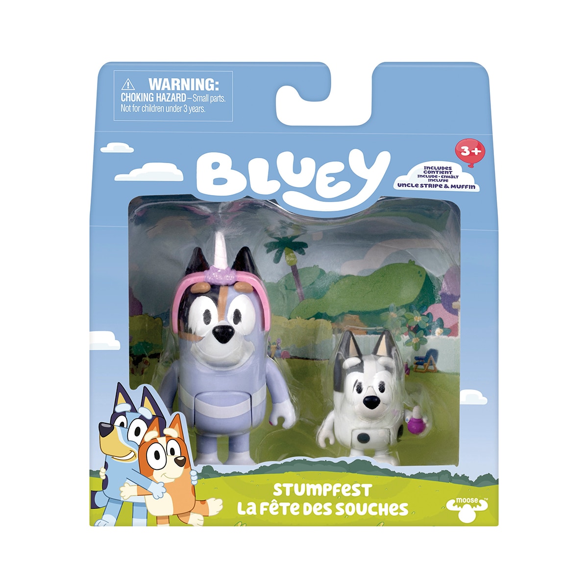Bluey Pack de 2 Figuras Modelo sortido envio aleatório 4