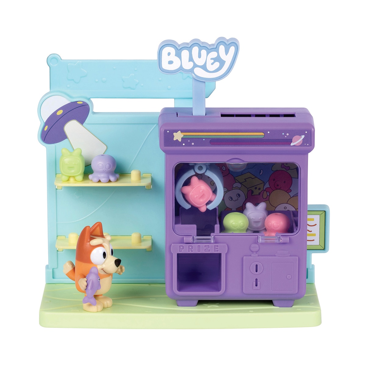 Playset Máquina de gancho de Bingo. Incluye figura exclusiva de Bingo Bluey 2