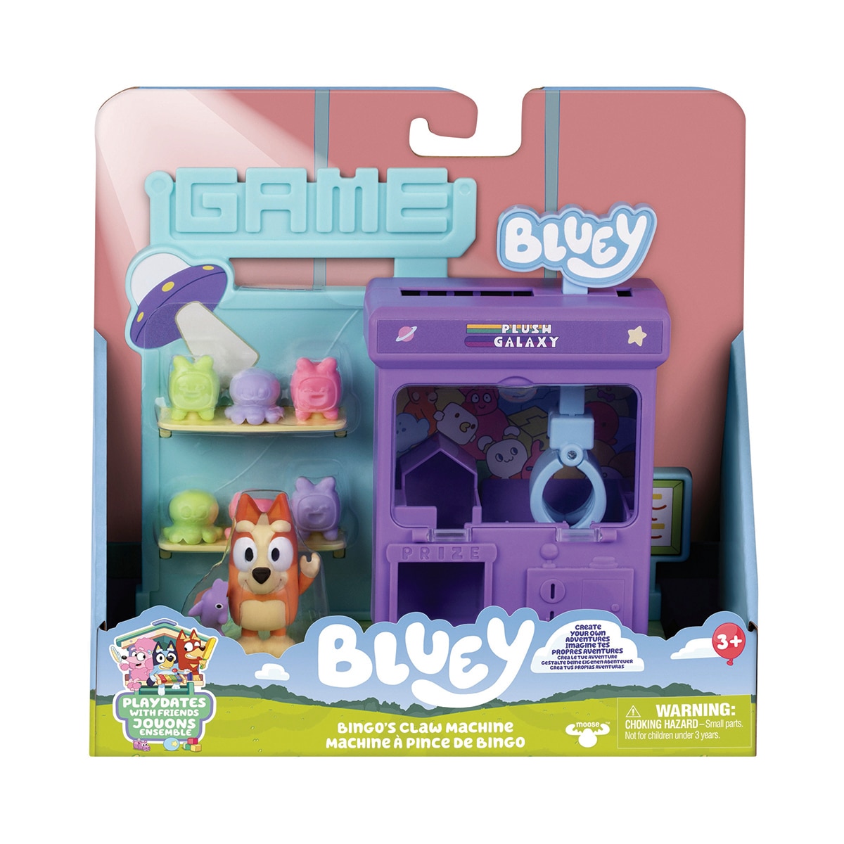 Playset Máquina de gancho de Bingo. Incluye figura exclusiva de Bingo Bluey 4