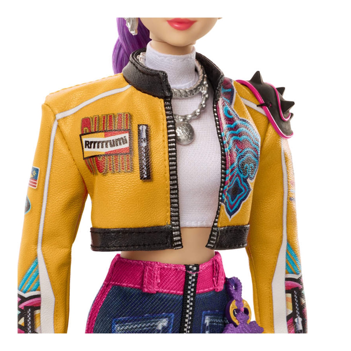 Muñeca Rumi HUNTR/X con el conjunto de la actuación "How It's Done" y accesorio de espada Netflix 5