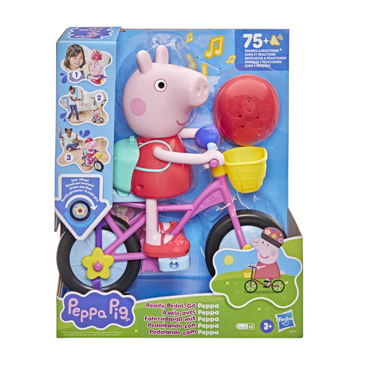 Muñeca Pedaleando con Peppa Peppa Pig Hasbro 2