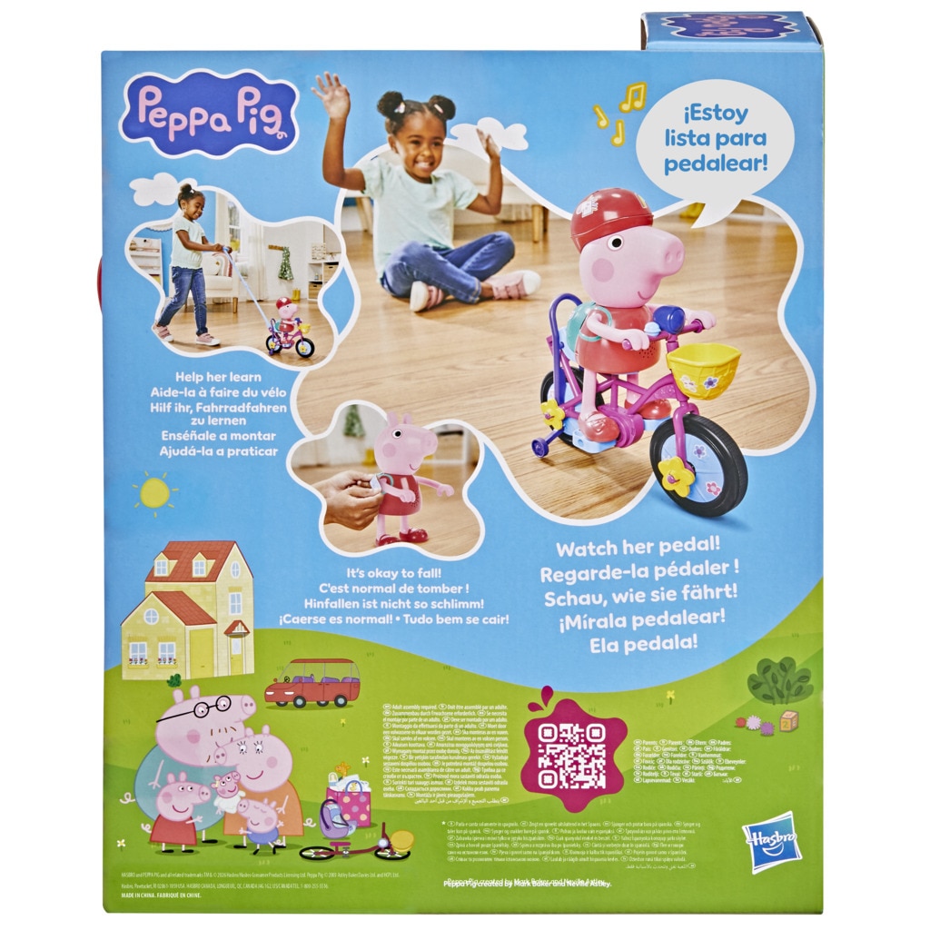 Muñeca Pedaleando con Peppa Peppa Pig Hasbro 3