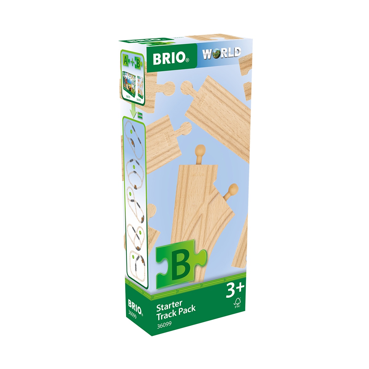 Imagen 1 de Juguete de aprendizaje y desarrollo Pack de vías básico Brio