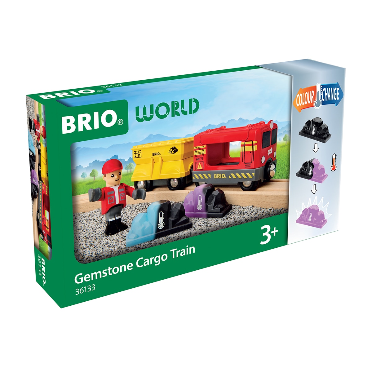 Imagen 0 de Modelismo eléctrico Tren de carga de piedras preciosas Brio