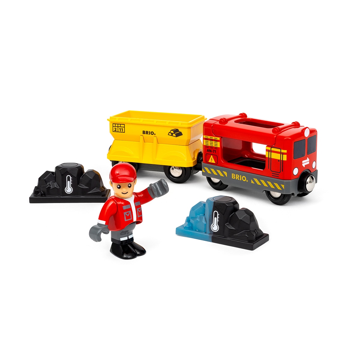 Modelismo eléctrico Tren de carga de piedras preciosas Brio 2