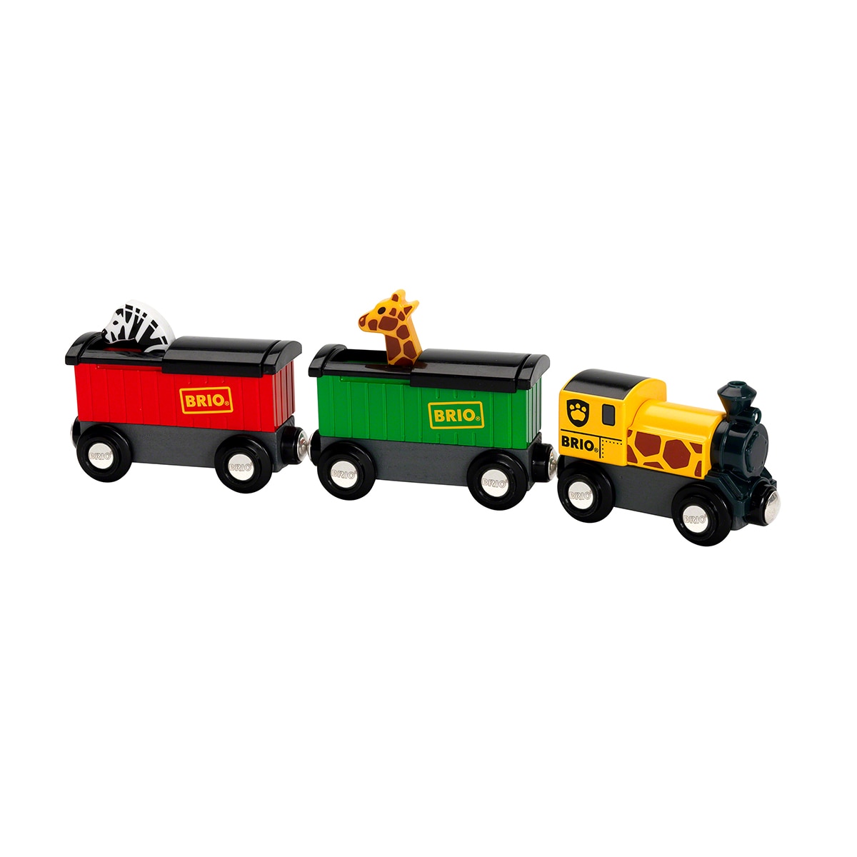 Imagen 2 de Juguetes de empujar y tirar no eléctricos Tren de safari Brio