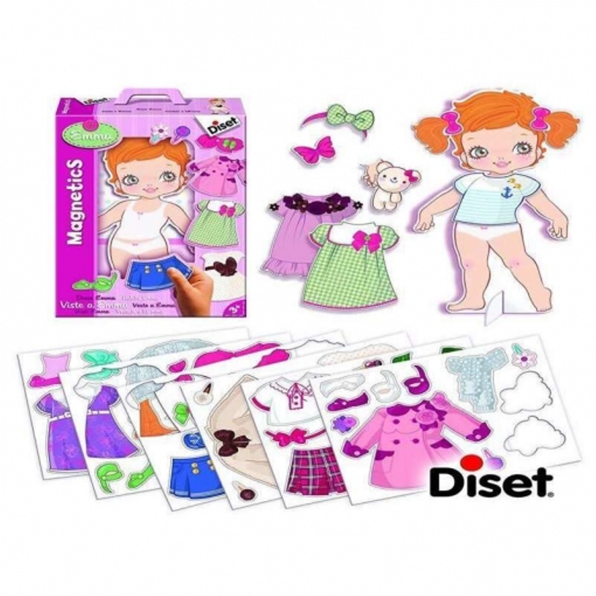 Juego magnetics viste a Emma Diset 1