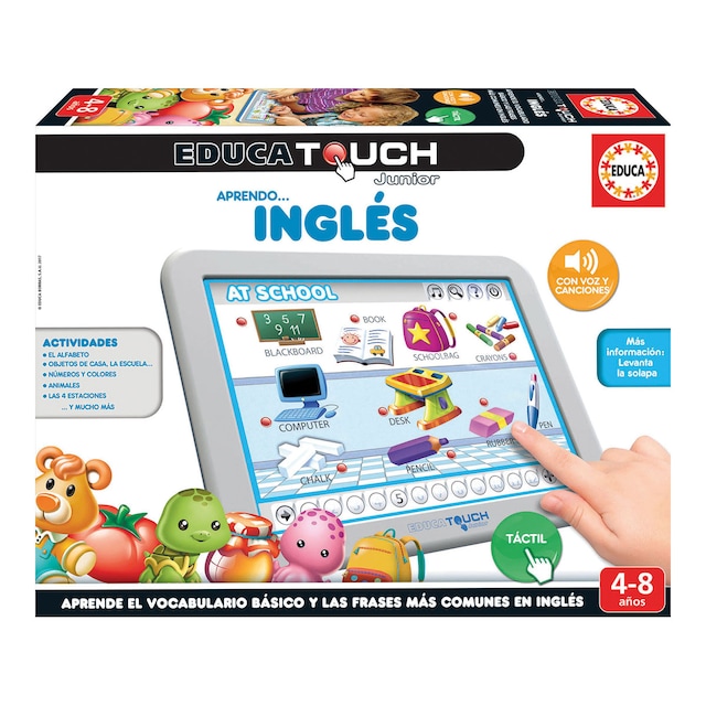 Educa Touch Junior aprendo inglés Educa Borrás