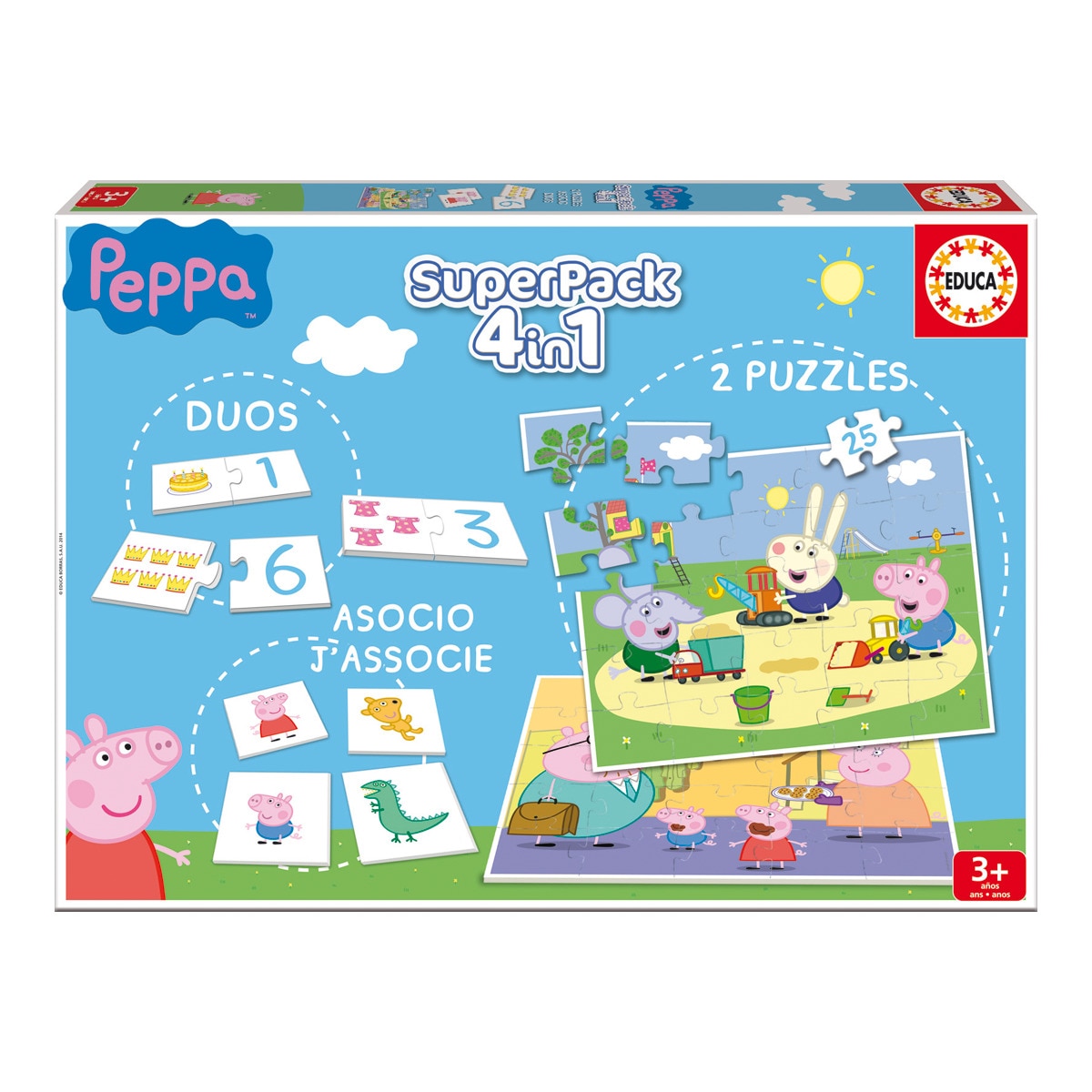 Imagen 0 de Superpack Peppa Pig Educa Borrás