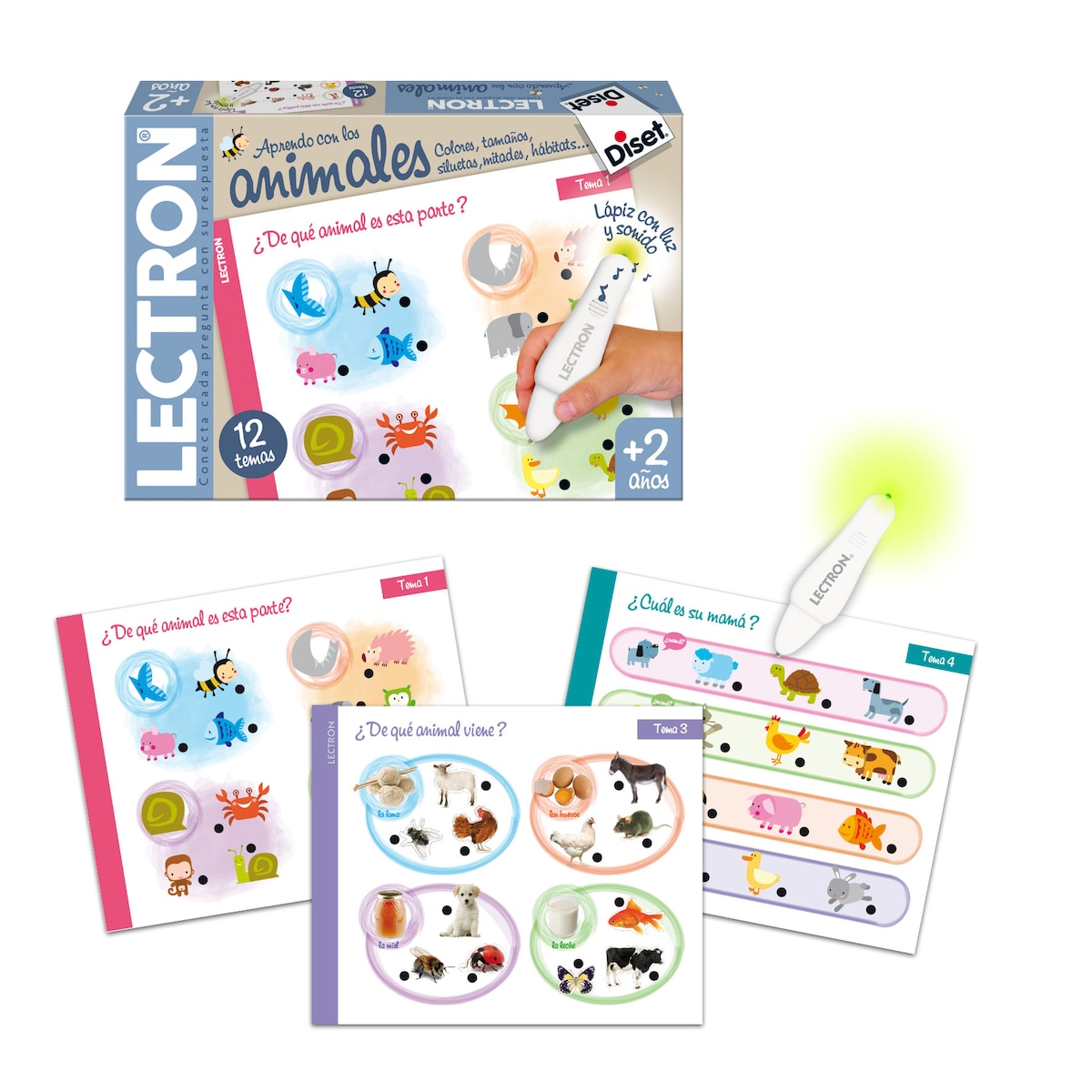 Lectron lápiz aprendo con los animales 2