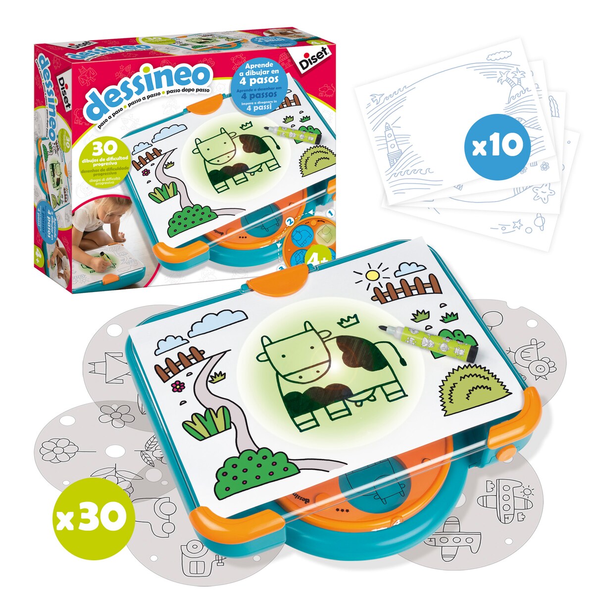 Dessineo aprende a Desenhar - passo a passo Diset 3