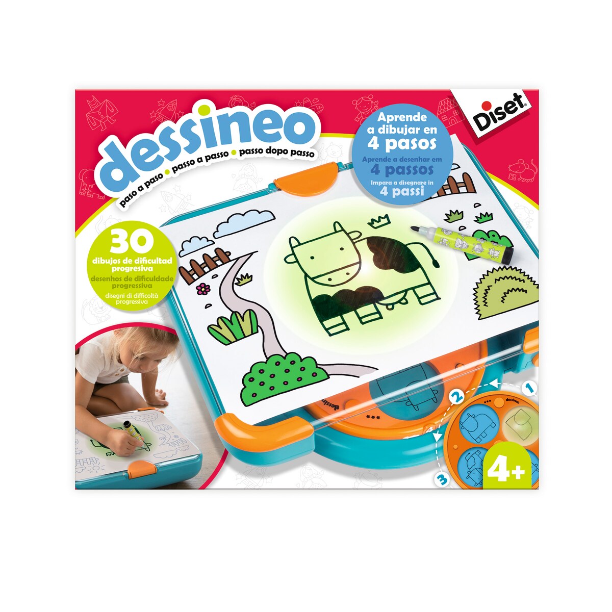 Dessineo aprende a Desenhar - passo a passo Diset 8