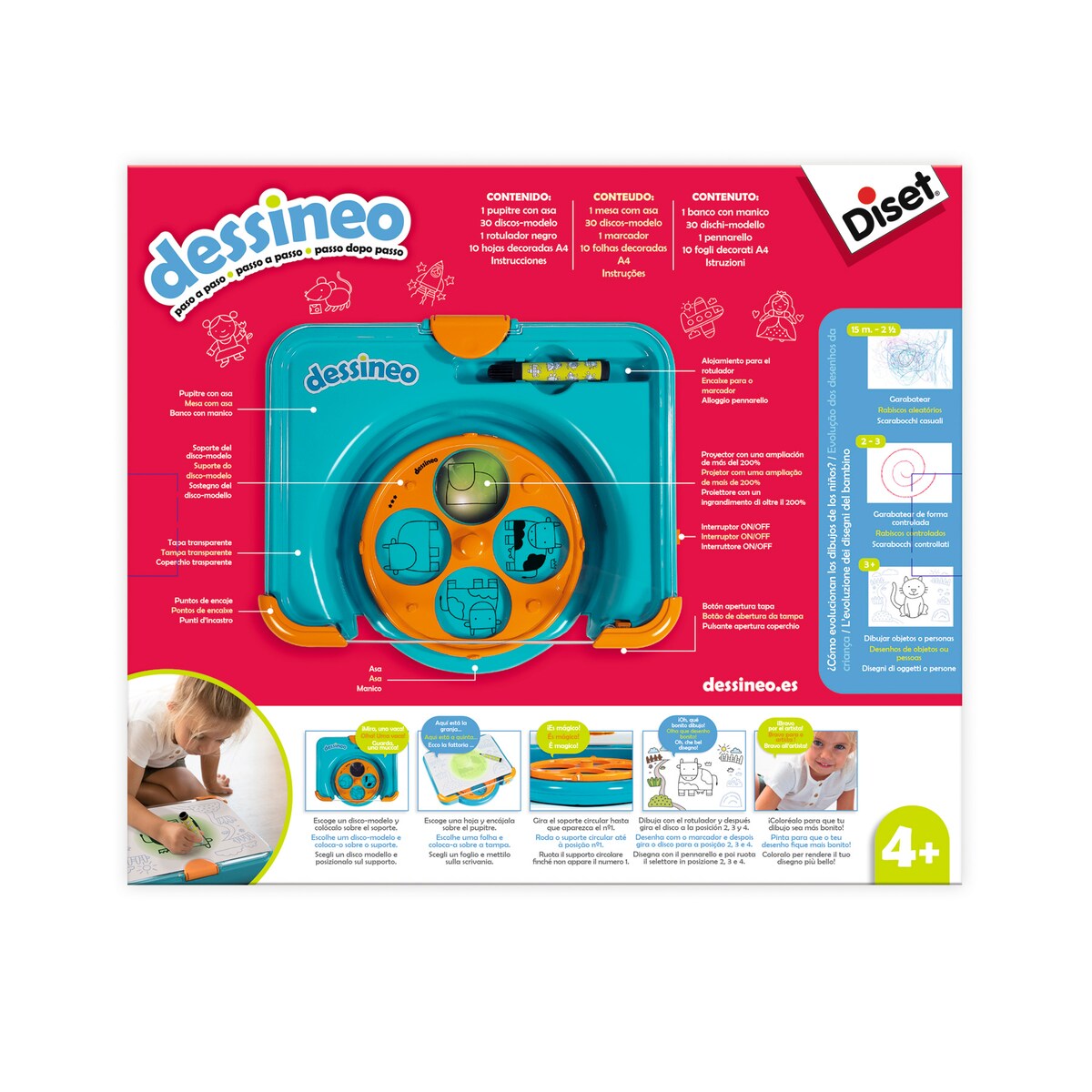 Dessineo aprende a Desenhar - passo a passo Diset 9