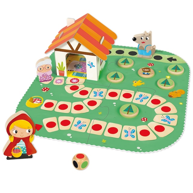 Juego de mesa Little red ridding hood Juguete de Madera Goula