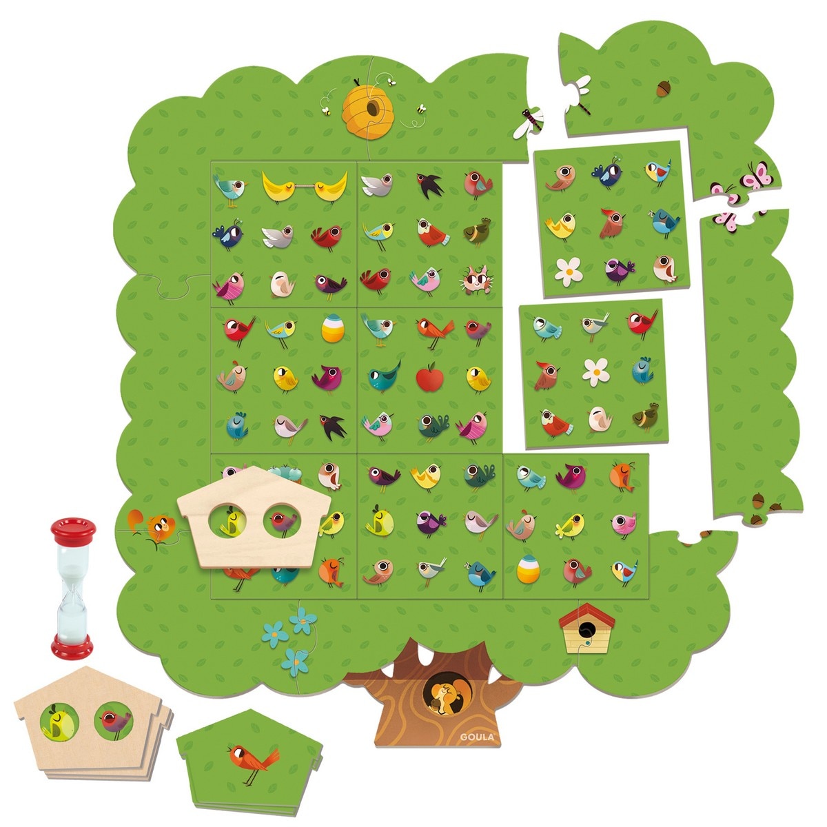 Juego de mesa Little red ridding hood Juguete de Madera Goula 7