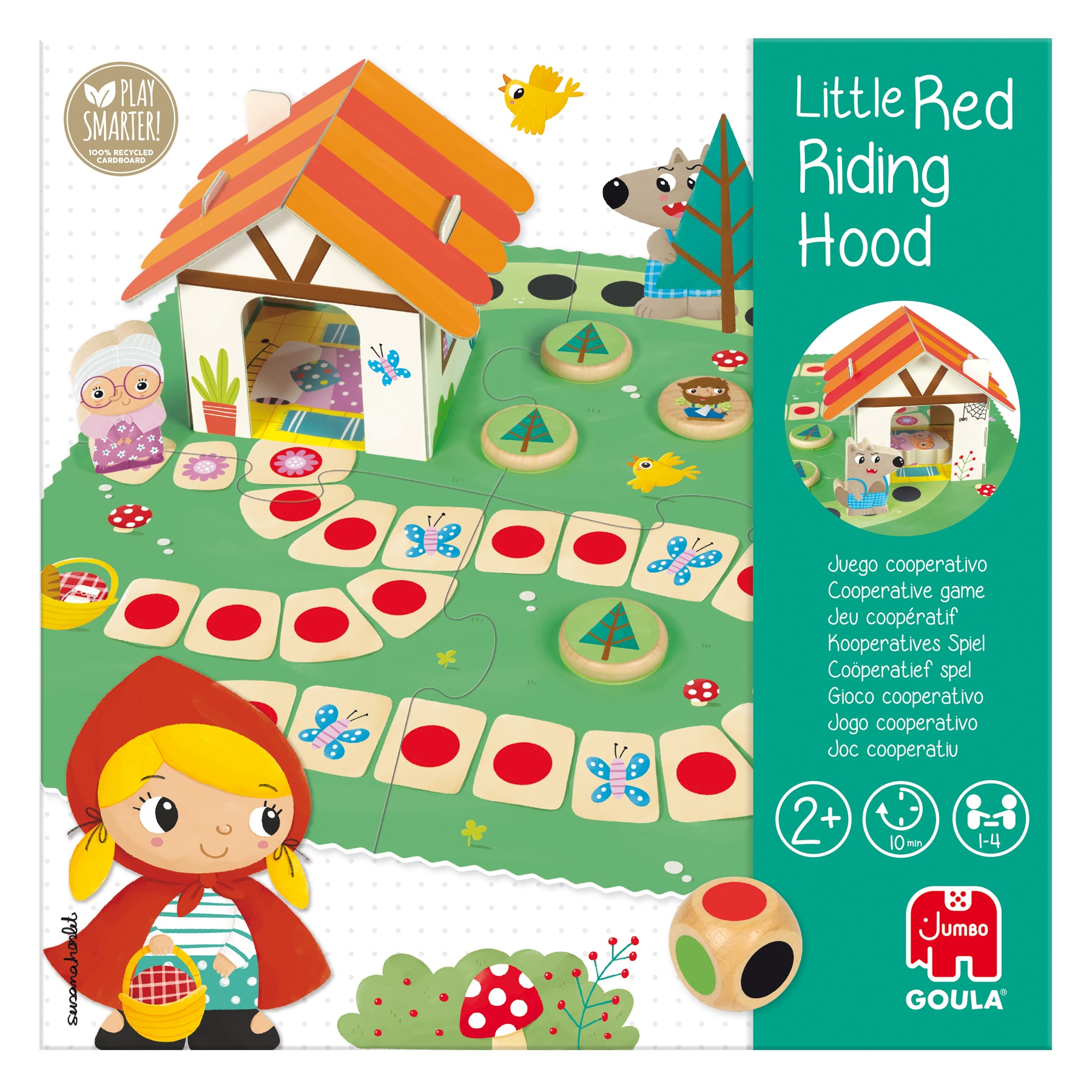 Juego de mesa Little red ridding hood Juguete de Madera Goula 8