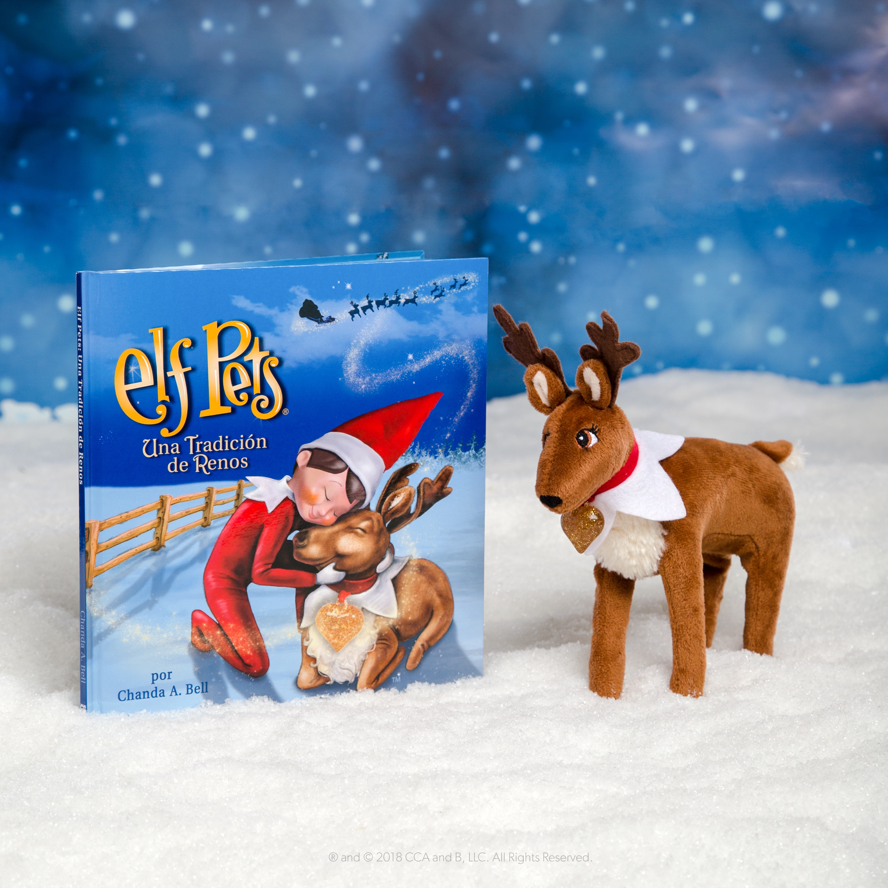 The elf on the shelf: Elf pets, cuento y peluche reno 6