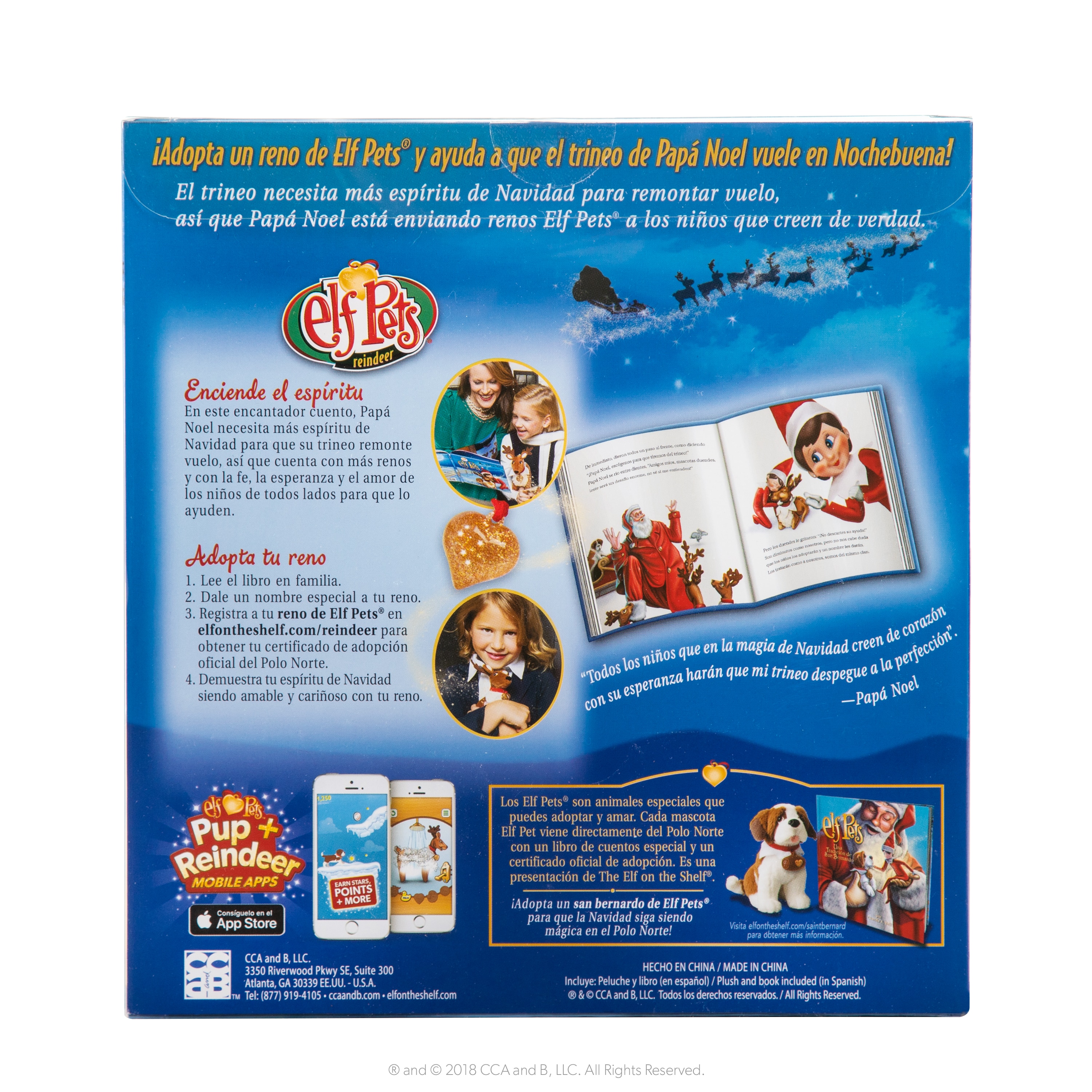 The elf on the shelf: Elf pets, cuento y peluche reno 8