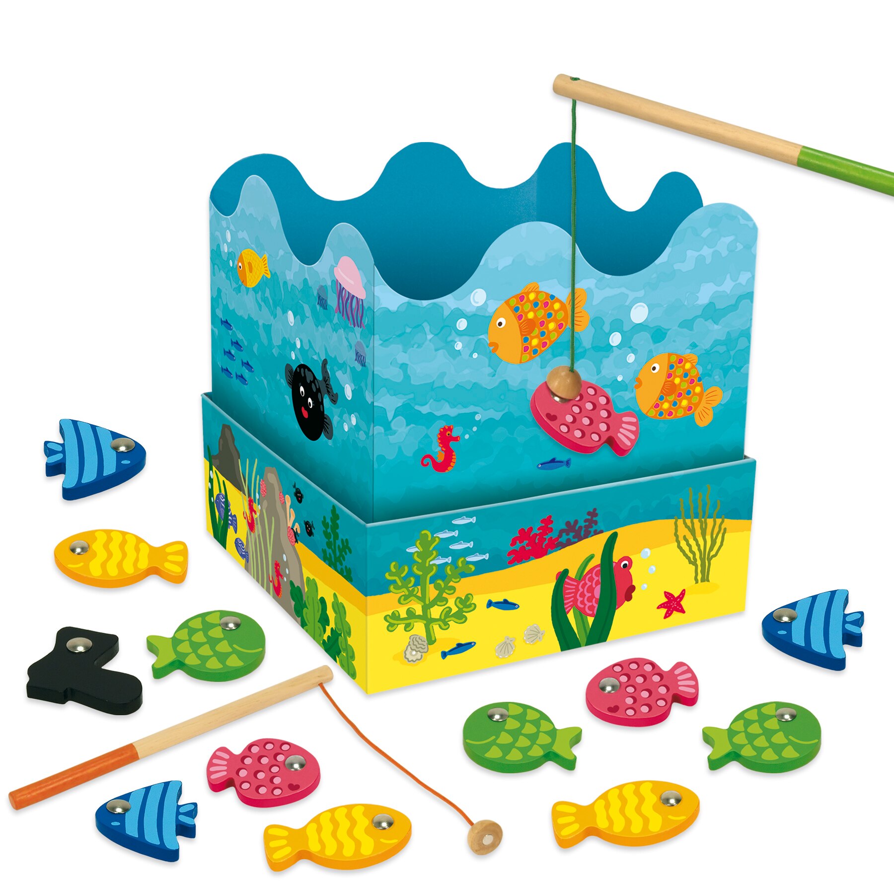 Juego De La Pesca, juego de mesa de madera Goula 4