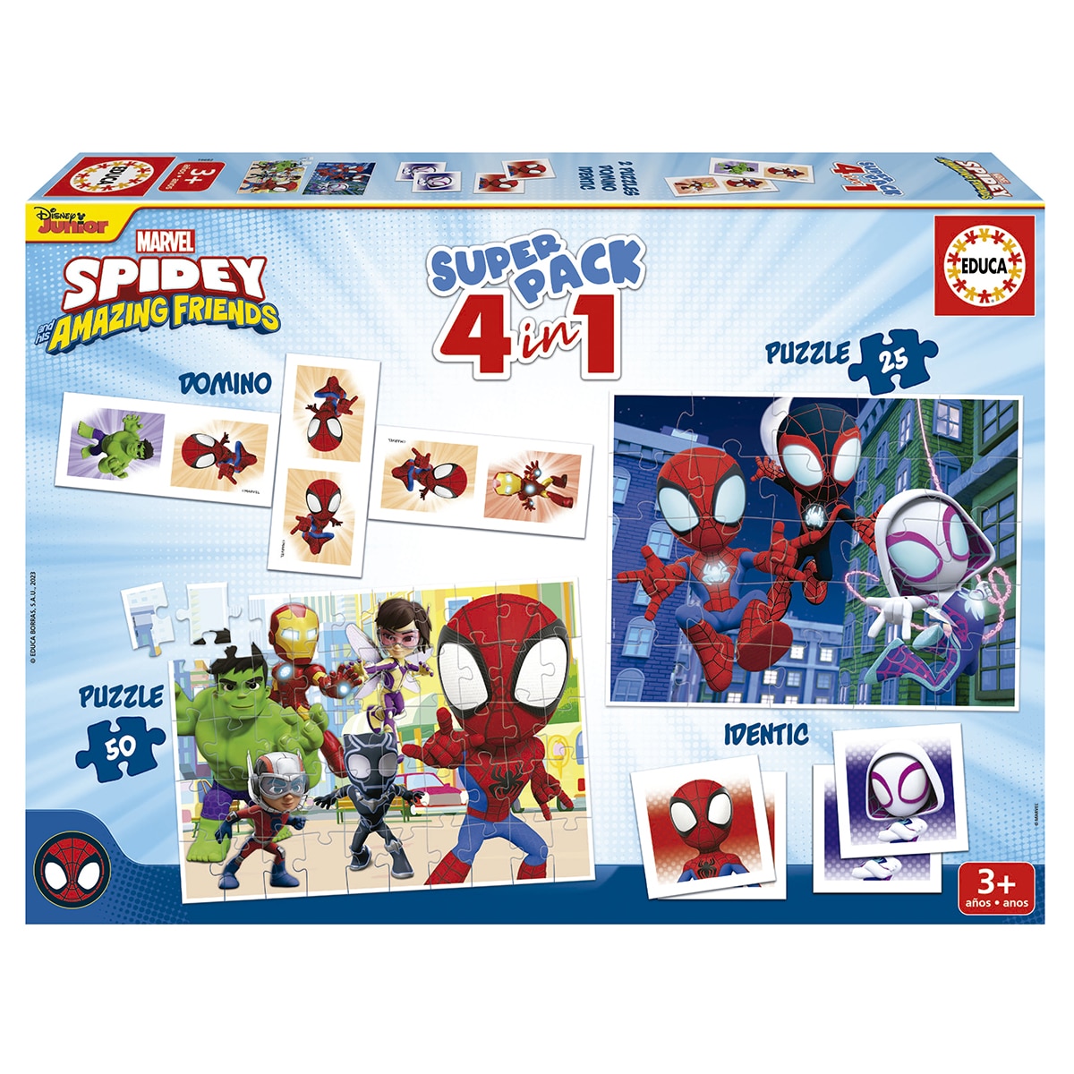 Imagen 0 de Puzzles Superpack Spidey & His Amazing Friends Educa