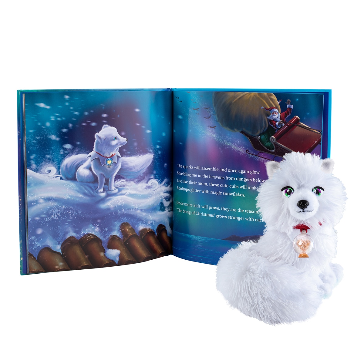 Cuento y peluche Zorro Ártico Elf Pets The Elf on The Shelf Cefa Toys 2